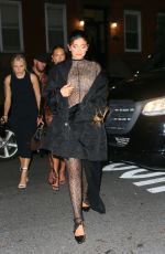 Pregnant KYLIE JENNER at a Birthday Party at Lucali with KENDALL JENNER and Friends in New York 09/09/2021