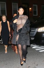 Pregnant KYLIE JENNER at a Birthday Party at Lucali with KENDALL JENNER and Friends in New York 09/09/2021