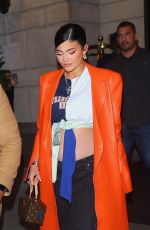 Pregnant KYLIE JENNER Out for Dinner in New York 09/09/2021