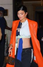 Pregnant KYLIE JENNER Out for Dinner in New York 09/09/2021