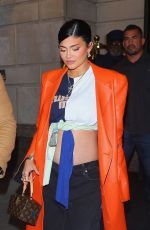 Pregnant KYLIE JENNER Out for Dinner in New York 09/09/2021