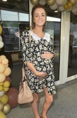 Pregnant STEPH JONES at Housing Units Autumn Showcase and Christmas Preview in Manchester 09/08/2021