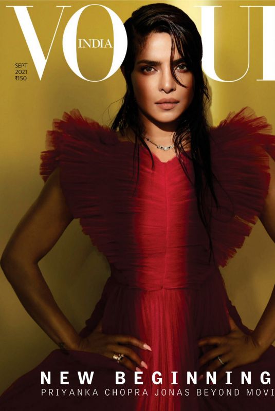 PRIYANKA CHOPRA in Vogue Magazine, India September 2021