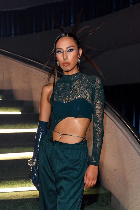 QUANNAH CHASINGHORSE at Rihanna