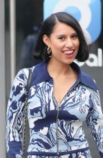 RAYE Arrives at Capital Radio in London 08/30/2021