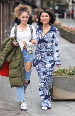 RAYE Arrives at Capital Radio in London 08/30/2021