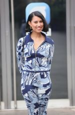 RAYE Arrives at Capital Radio in London 08/30/2021