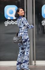 RAYE Arrives at Capital Radio in London 08/30/2021