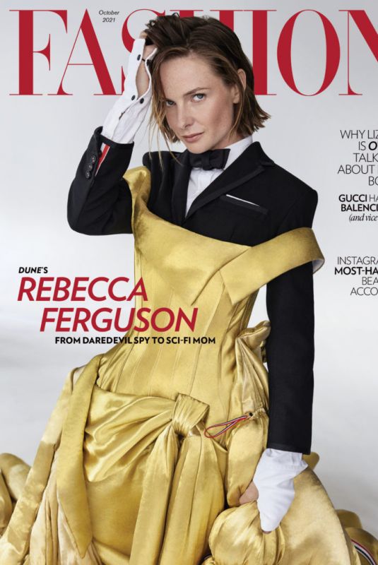 REBECCA FERGUSON in Fashion Magazine, September 2021