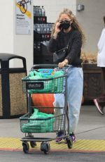 REBECCA GAYHEART Shopping at Bristol Farms in Beverly Hills 09/28/2021