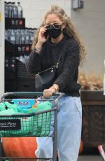 REBECCA GAYHEART Shopping at Bristol Farms in Beverly Hills 09/28/2021