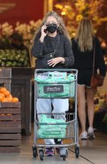 REBECCA GAYHEART Shopping at Bristol Farms in Beverly Hills 09/28/2021
