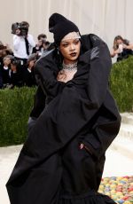 RIHANNA and Asap Rocky at 2021 Met Gala in New York 09/13/2021