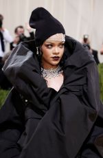 RIHANNA and Asap Rocky at 2021 Met Gala in New York 09/13/2021