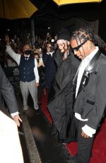 RIHANNA and Asap Rocky Heading to Met Gala in New York 09/13/2021