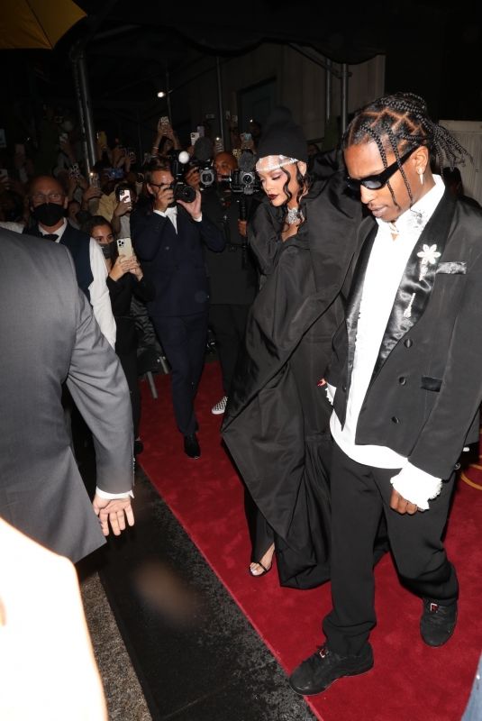 RIHANNA and Asap Rocky Heading to Met Gala in New York 09/13/2021