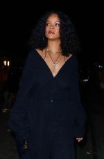 RIHANNA Arrives at an Exclusive After-party at Soho House in New York 09/26/2021