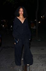 RIHANNA Arrives at an Exclusive After-party at Soho House in New York 09/26/2021