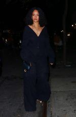 RIHANNA Arrives at an Exclusive After-party at Soho House in New York 09/26/2021