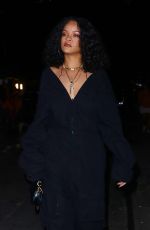 RIHANNA Arrives at an Exclusive After-party at Soho House in New York 09/26/2021