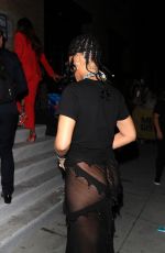 RIHANNA Arrives at Her Met Gala Afterparty in New York 09/13/2021