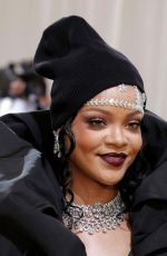 RIHANNA at 2021 Met Gala in New York 09/13/2021