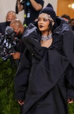 RIHANNA at 2021 Met Gala in New York 09/13/2021