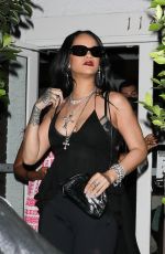 RIHANNA at Giorgio Baldi in Santa Monica 09/21/2021