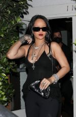 RIHANNA at Giorgio Baldi in Santa Monica 09/21/2021