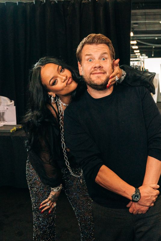 RIHANNA at Late Late Show with James Corden 09/23/2021