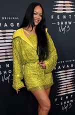 RIHANNA at Savage x Fenty Show, Vol. 3 in Los Angeles 09/22/2021