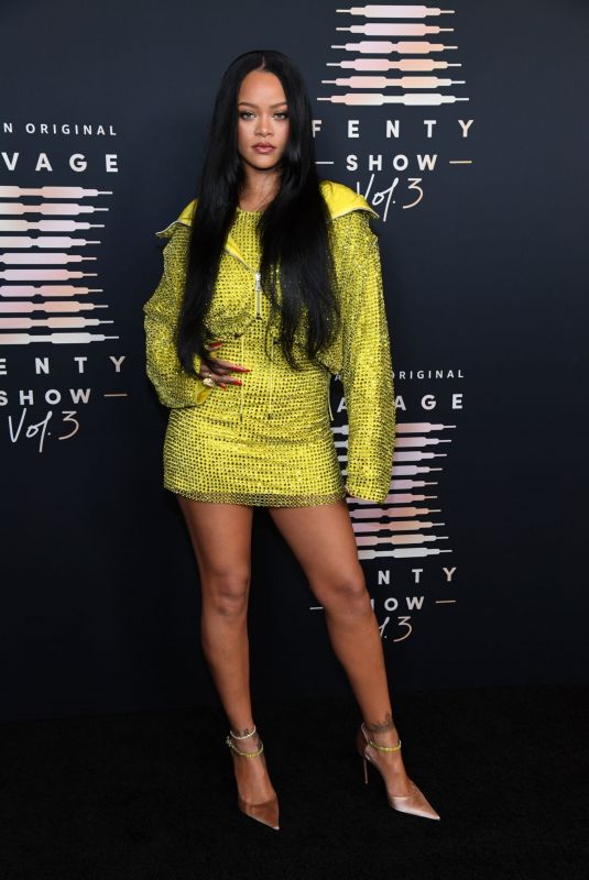 RIHANNA at Savage x Fenty Show, Vol. 3 in Los Angeles 09/22/2021