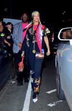 RIHANNA Leaves Carbone in New York 09/14/2021
