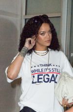 RIHANNA Leaves Pier 59 Studios in New York 09/25/2021