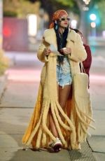 RIHANNA Night Out in Los Angeles 09/04/2021