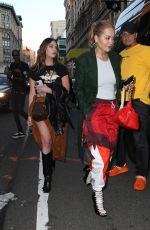 RITA ORA and ASHLEY BENSON Out at New York Fashion Week 09/11/2021