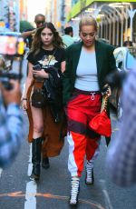 RITA ORA and ASHLEY BENSON Out at New York Fashion Week 09/11/2021