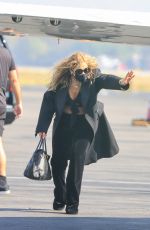 RITA ORA, ASHLEY BENSON and KRISTEN STEWART Boarding a Private Jet in Van Nuys 09/08/2021