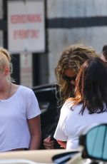RITA ORA, ASHLEY BENSON and KRISTEN STEWART Boarding a Private Jet in Van Nuys 09/08/2021