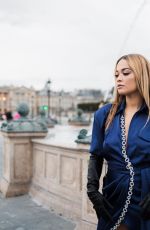 RITA ORA at a Photoshoot in Paris 09/29/2021
