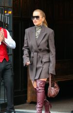 RITA ORA Leaves Her Hotel in New York 09/10/2021