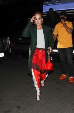 RITA ORA Night Out in New York 09/11/2021