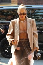RITA ORA Out at New York  Fashion Week 09/12/2021