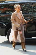 RITA ORA Out at New York  Fashion Week 09/12/2021