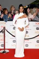 ROCHELLE HUMES at National Television Awards 2021 at O2 Arena in London 09/09/2021