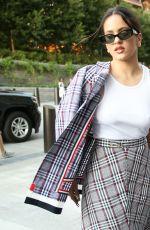 ROSALI Arrives at Thom Browne SS22 Fashion Show in New York 09/11/2021