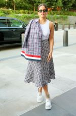 ROSALI Arrives at Thom Browne SS22 Fashion Show in New York 09/11/2021