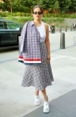ROSALI Arrives at Thom Browne SS22 Fashion Show in New York 09/11/2021