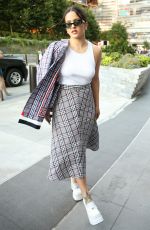 ROSALI Arrives at Thom Browne SS22 Fashion Show in New York 09/11/2021