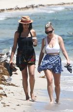 ROSARIO DAWSON Out with a Friend at a Beach in Miami 09/15/2021